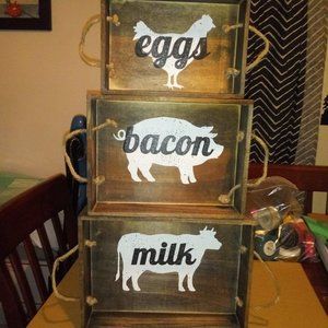 Chalk Couture Farm House Crates